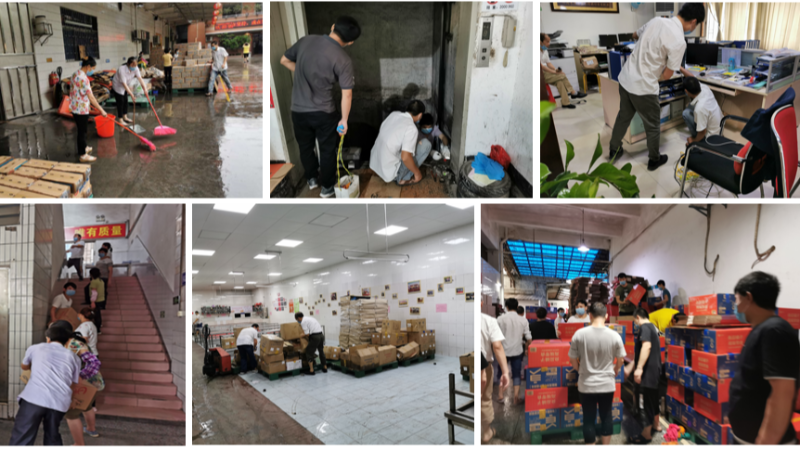 Ag亞洲集團突發水浸，嘉人集結共同抗澇