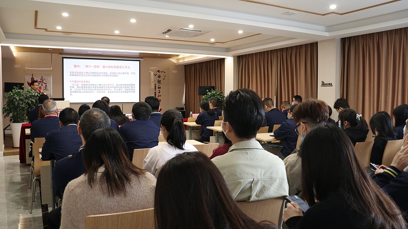 中共石碣鎮委黨校副校長蒞臨Ag亞洲集團食品指導黨建工作 (4)