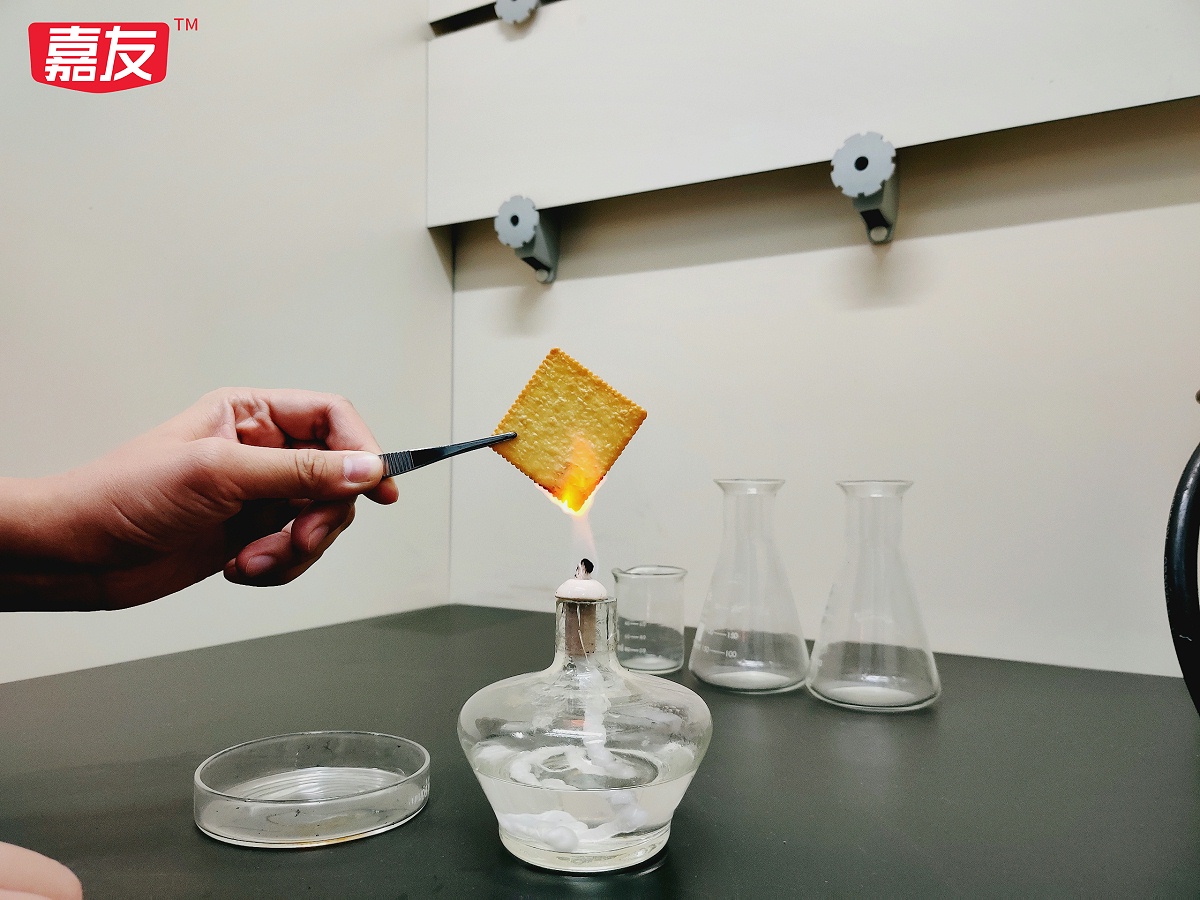 Ag亞洲集團餅干燃燒圖片